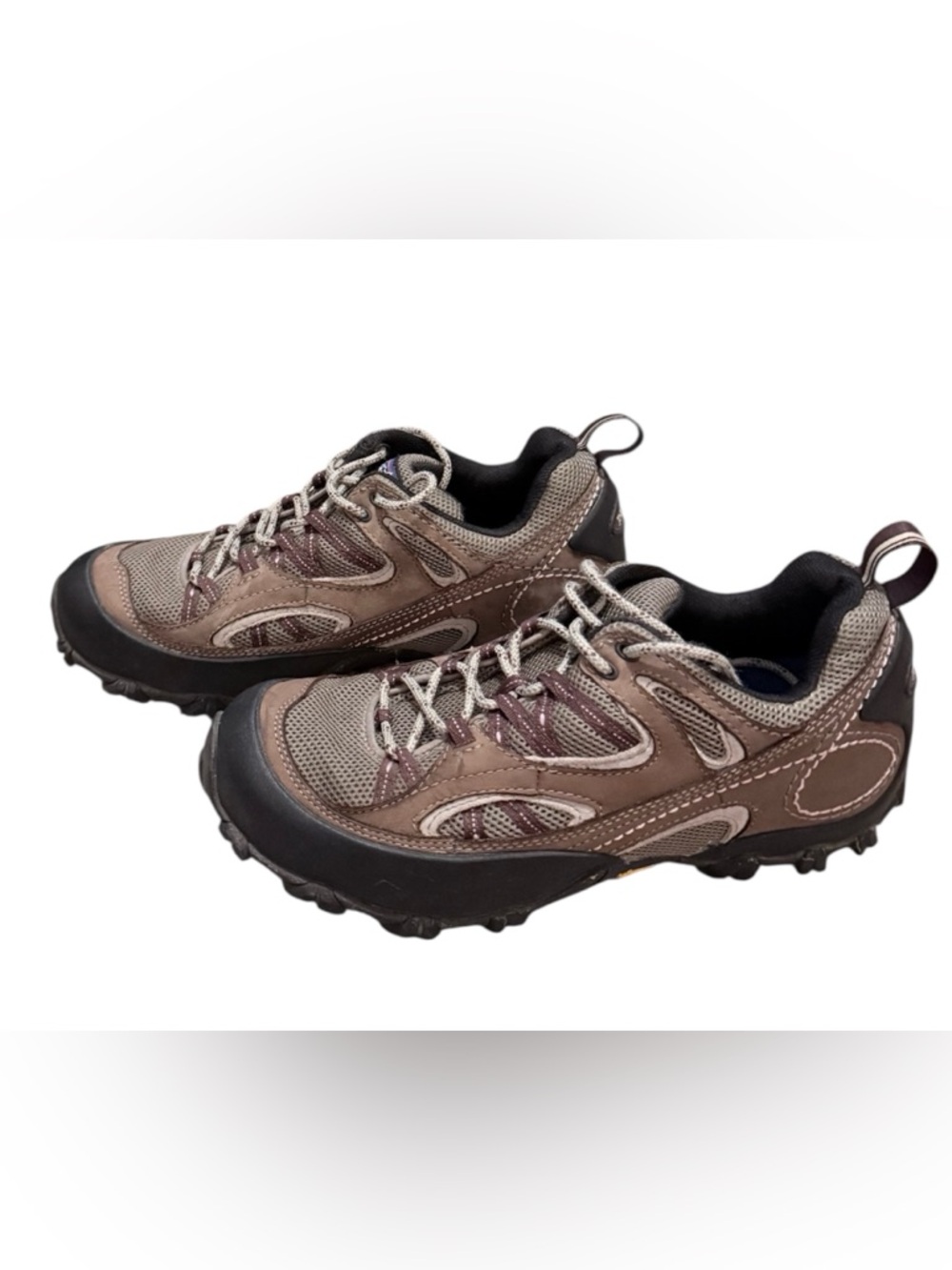 Patagonia Drifter A/C Vibram women’s 9 lace up brown, tan & black hiking shoes